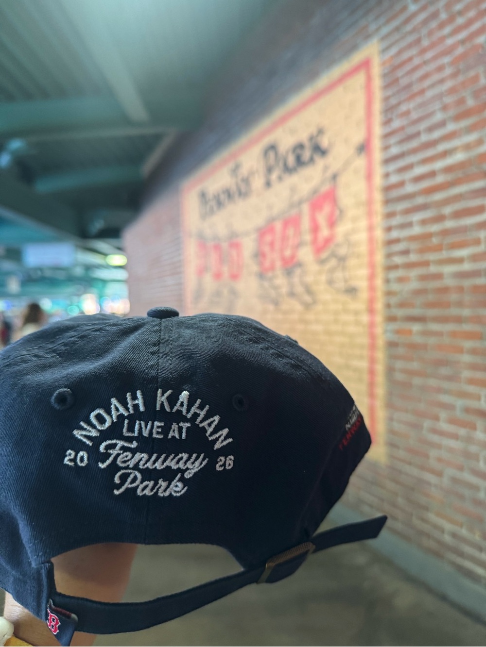 Noah Kahan Boston Red Sox Hat- Fenway Park - Picture 3 of 4